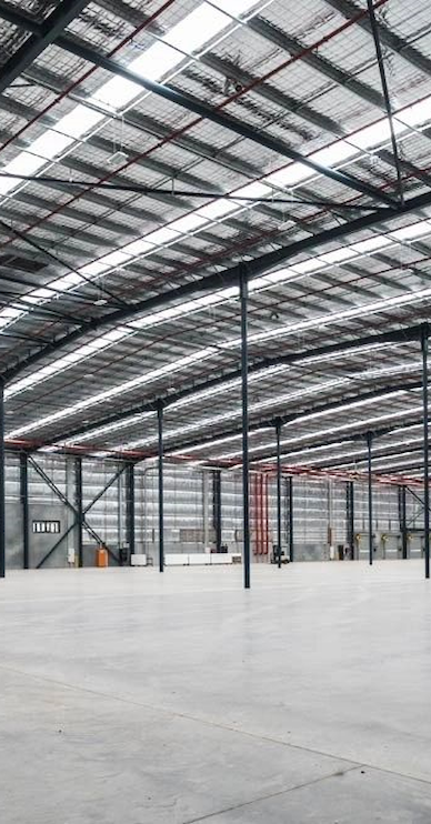 Existing warehouse image from the company Services page